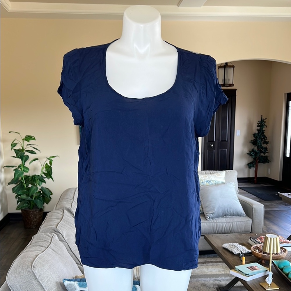 Torrid Classic Women's Scoop Neck Top in Navy